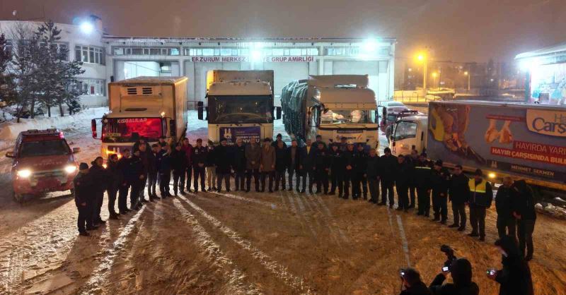 Büyükşehir’in deprem bölgesine yönelik yardımları sürüyor
