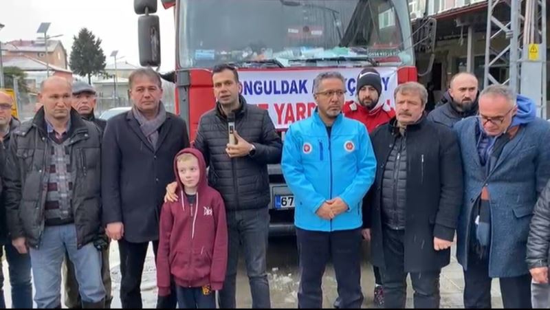 Kaymakam Aslan, “Sadece malzemelerle değil dualarımızla beraberiz”
