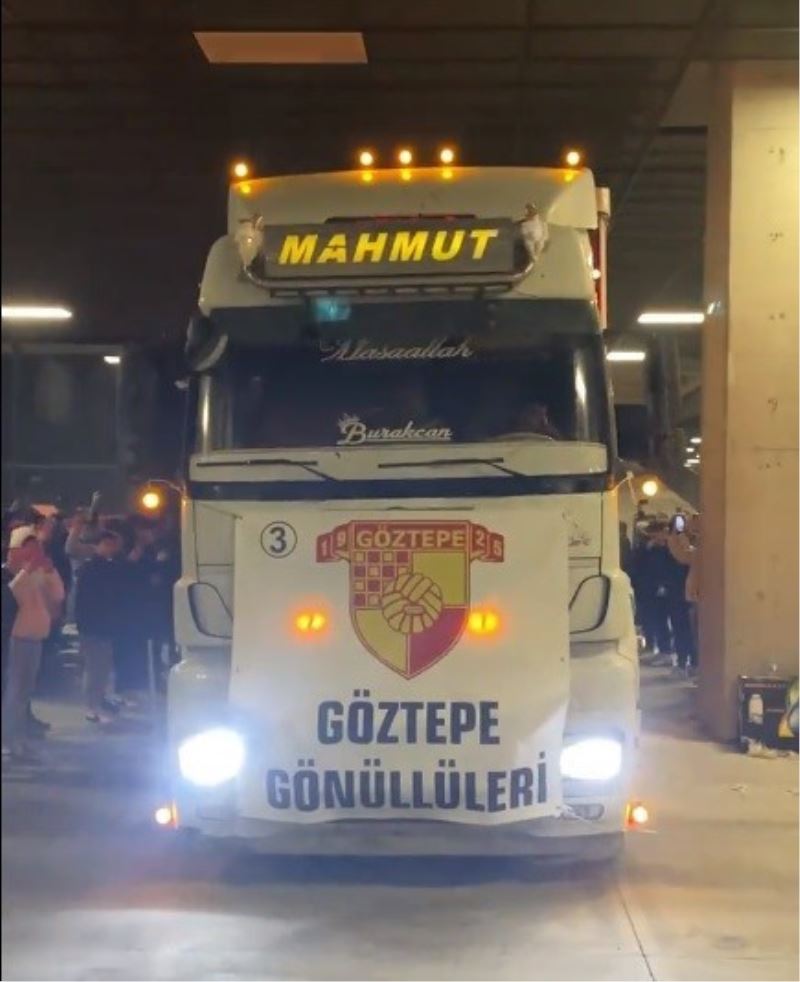 Göztepe’den 6 tır yardım
