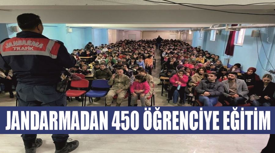 Jandarmadan 450 öğrenciye eğitim