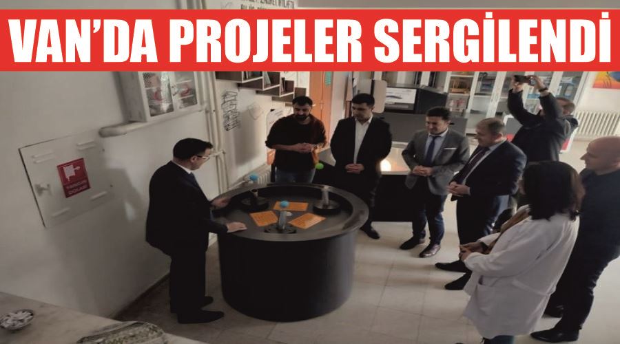 Van’da projeler sergilendi