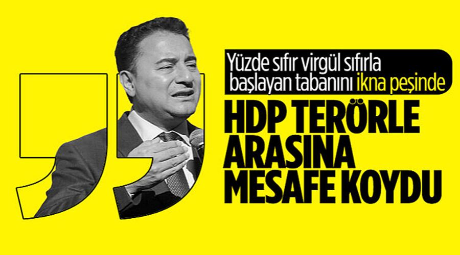 Ali Babacan masada HDP