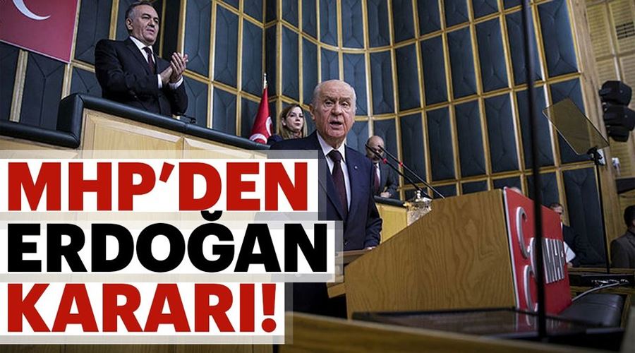 MHP Grubunun Cumhurbaşkanı adayı Erdoğan