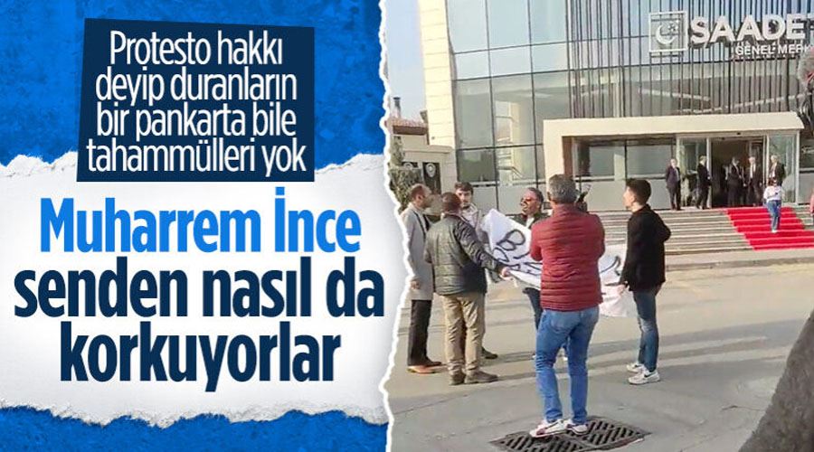 Bir grup genç, altılı masanın toplantısını protesto etti