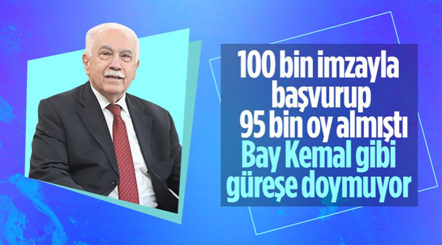  Doğu Perinçek adaylık başvurusunu yaptı