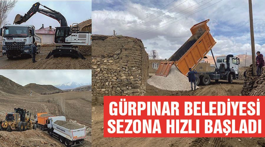 Gürpınar Belediyesi sezona hızlı başladı