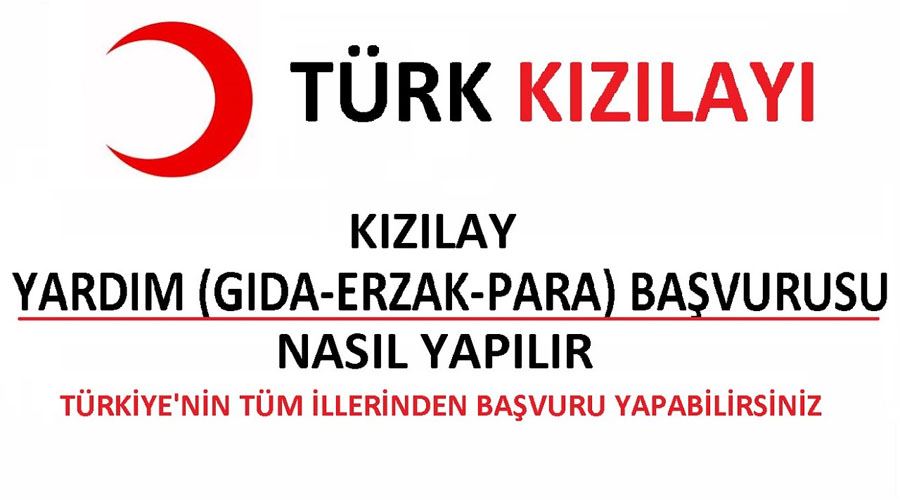 Türk Kızılay Ramazan erzak kolisi başvuru ekranı açıldı