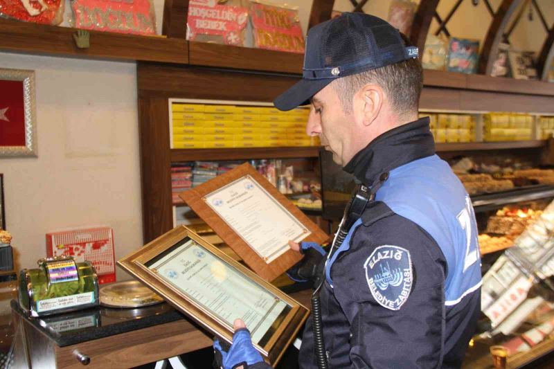 Elazığ’da zabıta ekiplerinden Ramazan ayı öncesi denetim
