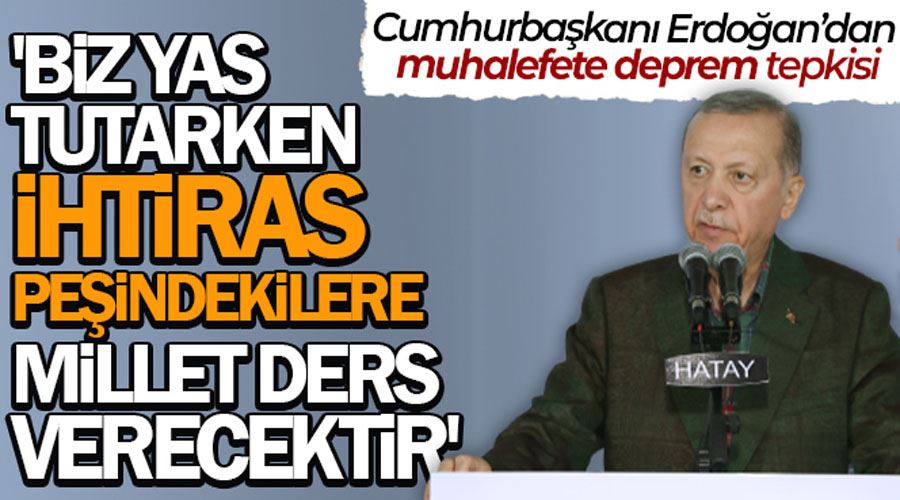 Cumhurbaşkanı Erdoğan