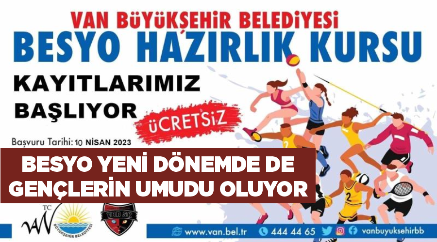 BESYO yeni dönemde de gençlerin umudu oluyor