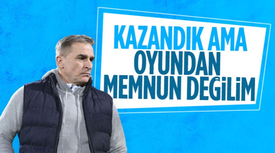 Stefan Kuntz: Oyunumuzdan kesinlikle memnun kalmadım