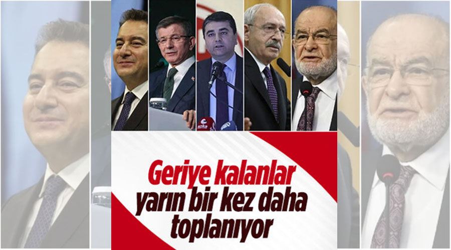 5 parti lideri yarın bir araya gelecek