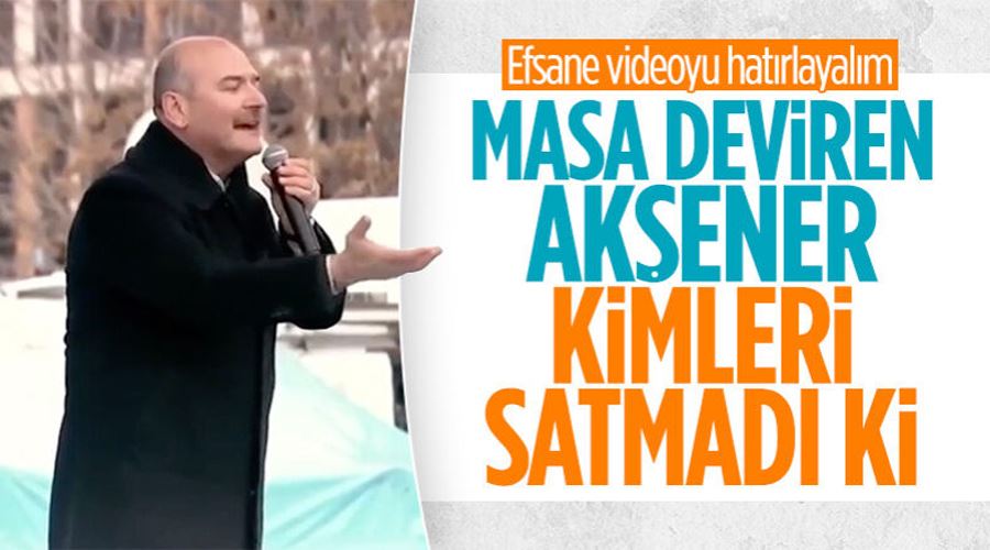 Meral Akşener masayı dağıttı! Süleyman Soylu