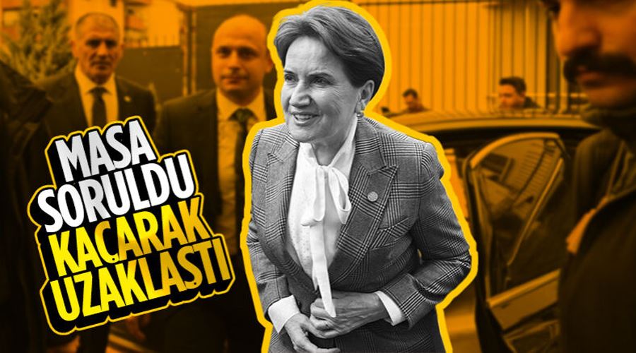 Meral Akşener masaya dönüş sorularını cevapsız bıraktı