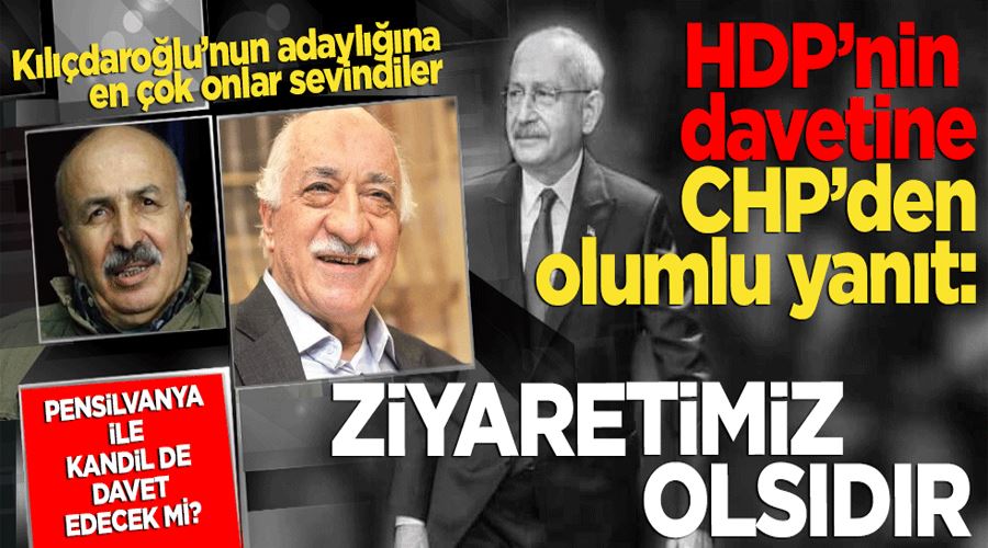 CHP, Millet İttifakı adına HDP