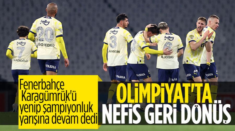 Fenerbahçe, Fatih Karagümrük deplasmanında kazandı