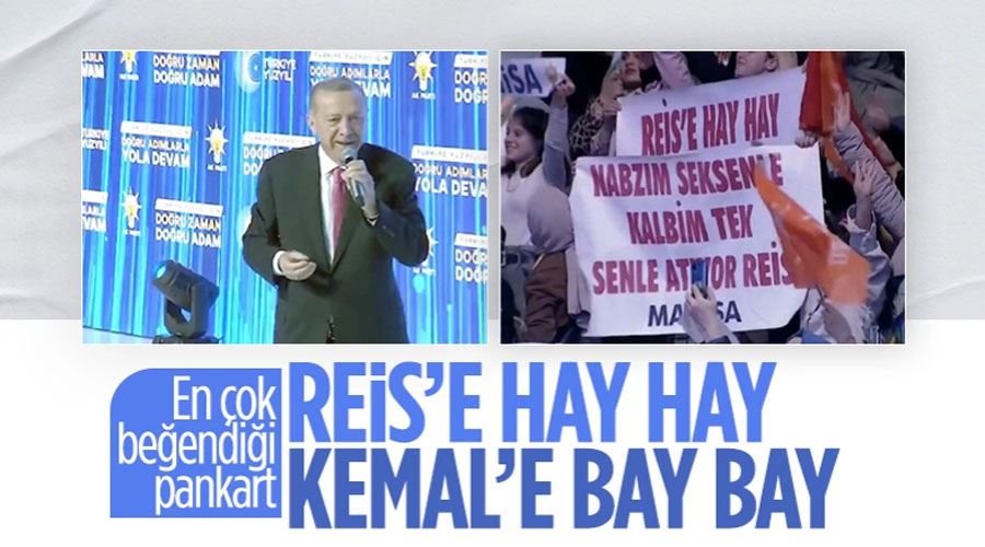 Aday tanıtım programında Cumhurbaşkanı Erdoğan