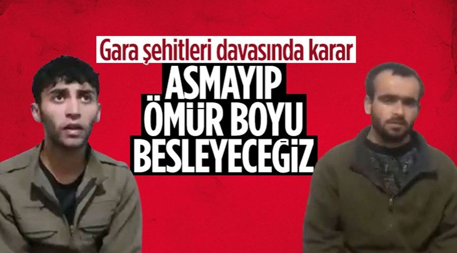 Gara şehitleri davasında yargılanan 2 teröriste rekor ceza