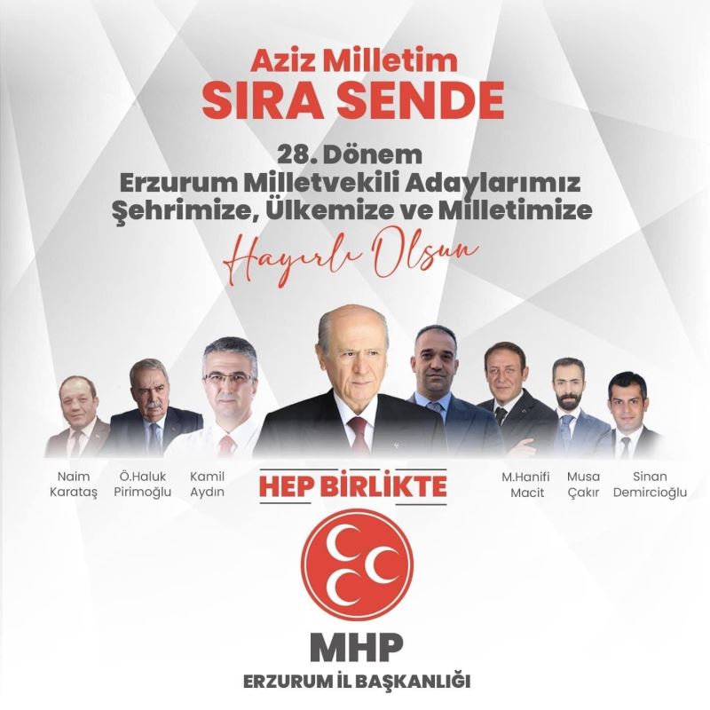 AK Parti’nin ardından MHP’de de aday tanıtım toplantısı yapılacak
