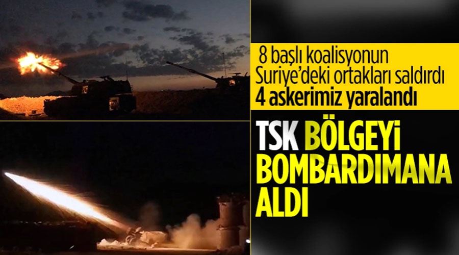 MSB duyurdu: 4 asker yaralandı! Terör hedefleri Mehmetçik tarafından vuruluyor