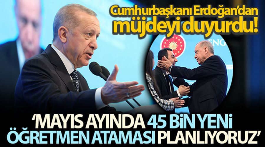 Cumhurbaşkanı Erdoğan, 3 bin 500 Engelli Öğretmen Ataması Programı