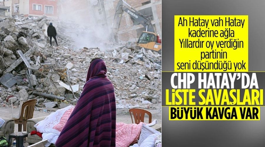 CHP Hatay İl Başkanlığı ile Büyükşehir Belediye Başkanı Lütfü Savaş arasında liste pazarlığı