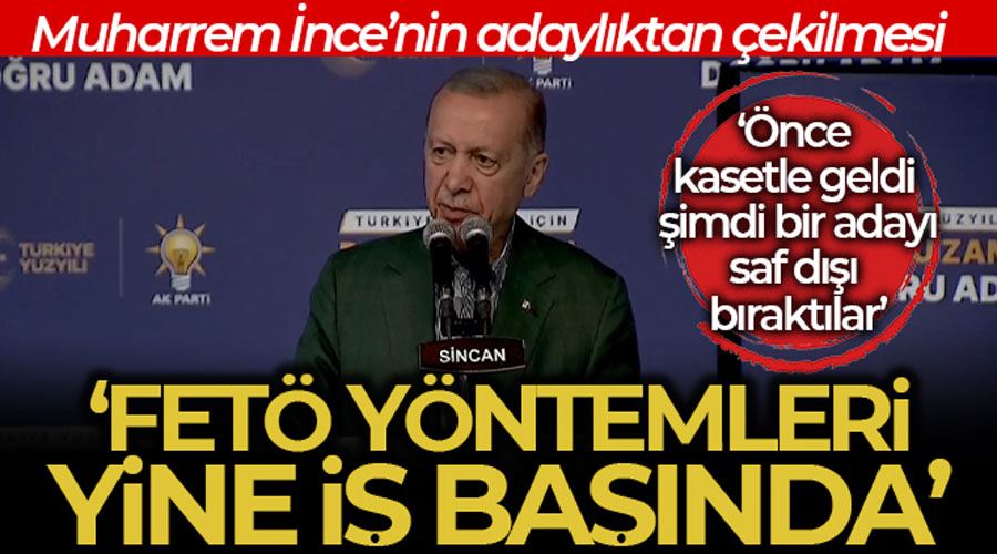 Cumhurbaşkanı Erdoğan: 