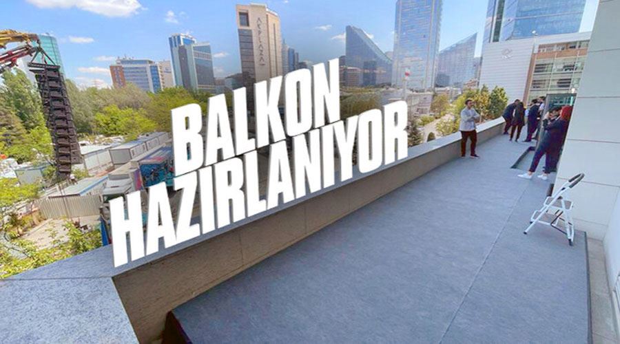 AK Parti Genel Merkezi balkon konuşması için hazır hale getirildi