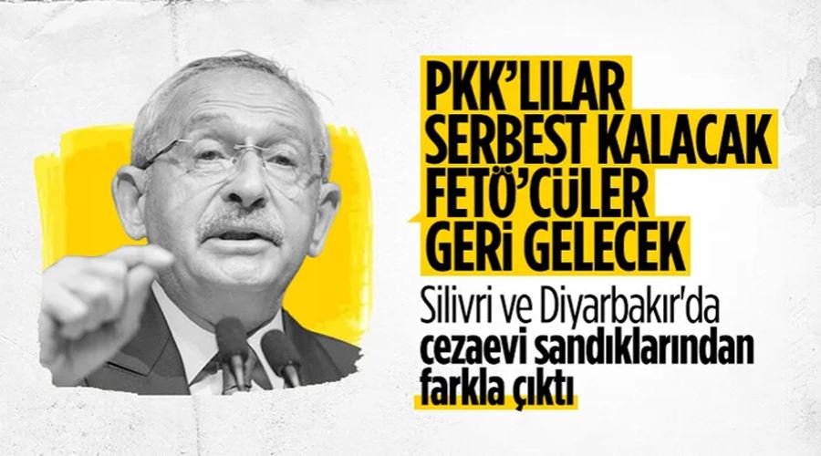 FETÖ ve PKK, Kemal Kılıçdaroğlu’na oy verdi