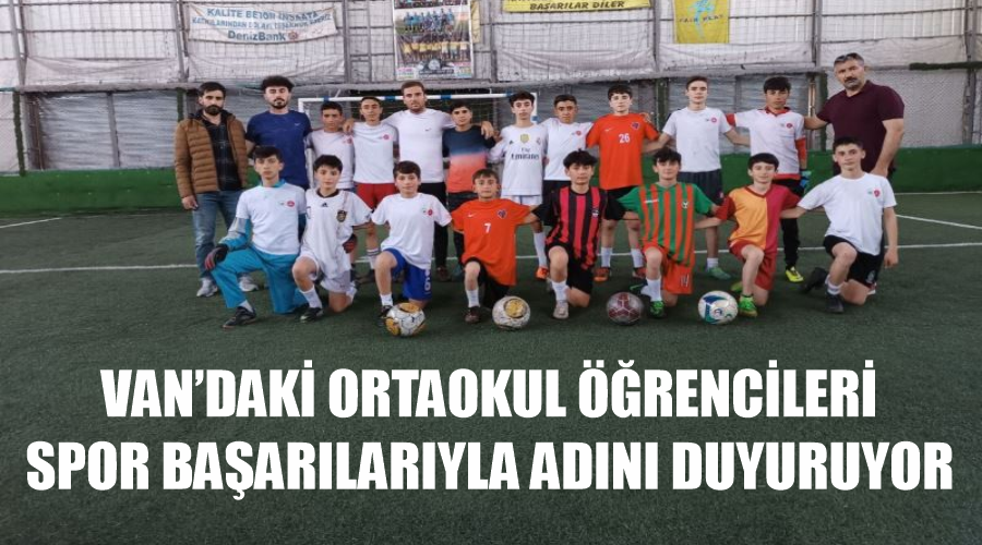 Van’daki ortaokul öğrencileri, spor başarılarıyla adını duyuruyor