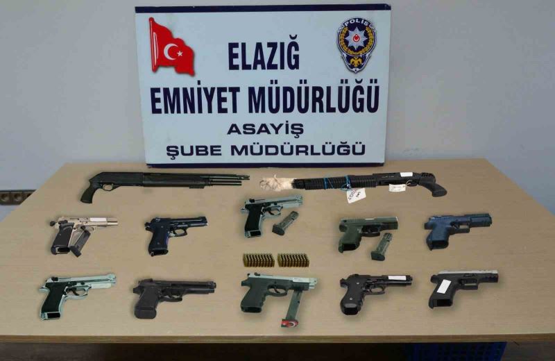 Elazığ’da asayiş suçlarına karışan 18 kişi tutuklandı
