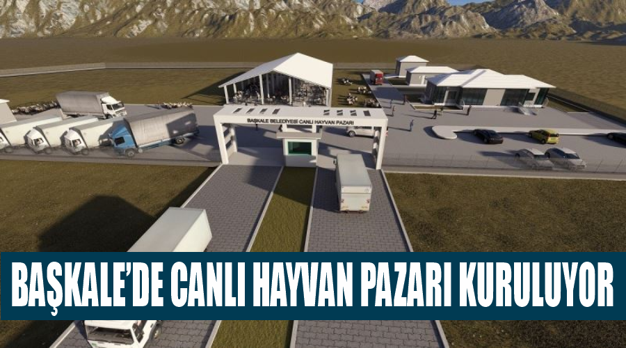 Başkale’de canlı hayvan pazarı kuruluyor