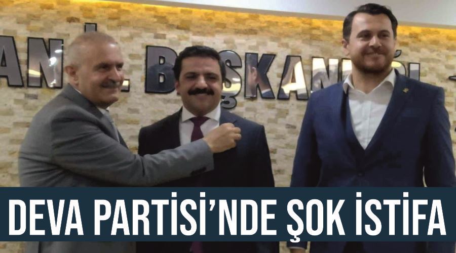 Deva Partisi’nde şok istifa