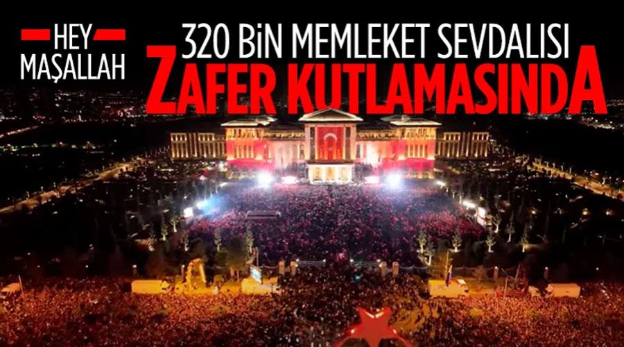 Cumhurbaşkanı Recep Tayyip Erdoğan seçim zaferi sonrası Külliye