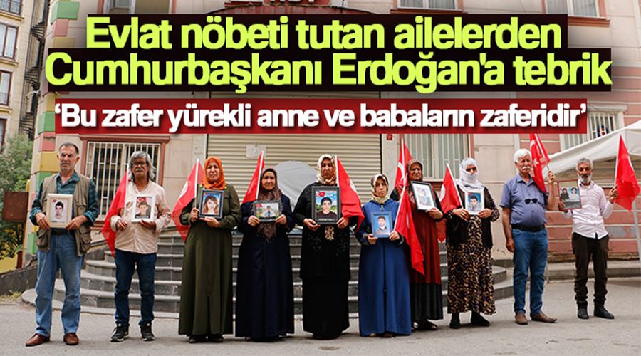 Evlat nöbeti tutan ailelerden Cumhurbaşkanı Erdoğan