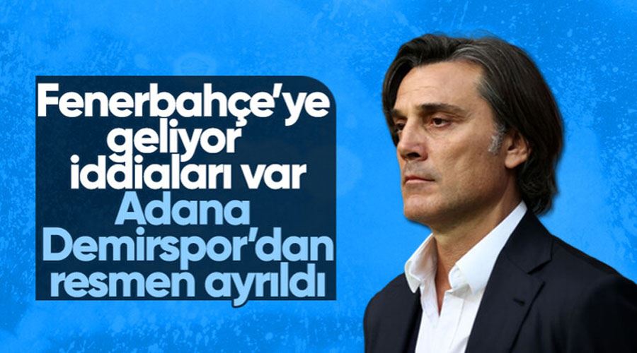 Adana Demirspor, Vincenzo Montella ile yollarını ayırdı