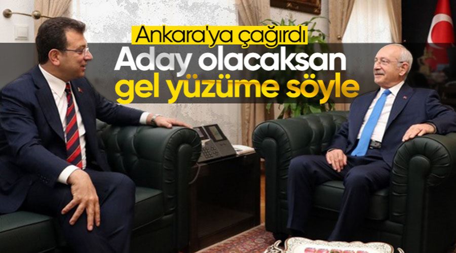 Ekrem İmamoğlu, Kemal Kılıçdaroğlu ile görüşecek