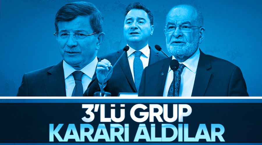 DEVA, Gelecek ve Saadet Partileri grup kurma kararı aldı