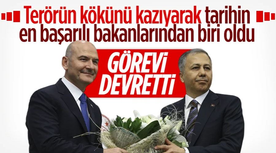 Ali Yerlikaya İçişleri Bakanlığı görevini Süleyman Soylu