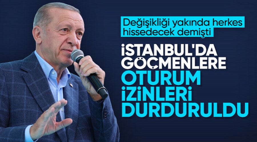 İstanbul genelinde yabancılara oturum izni yasağı getirildi