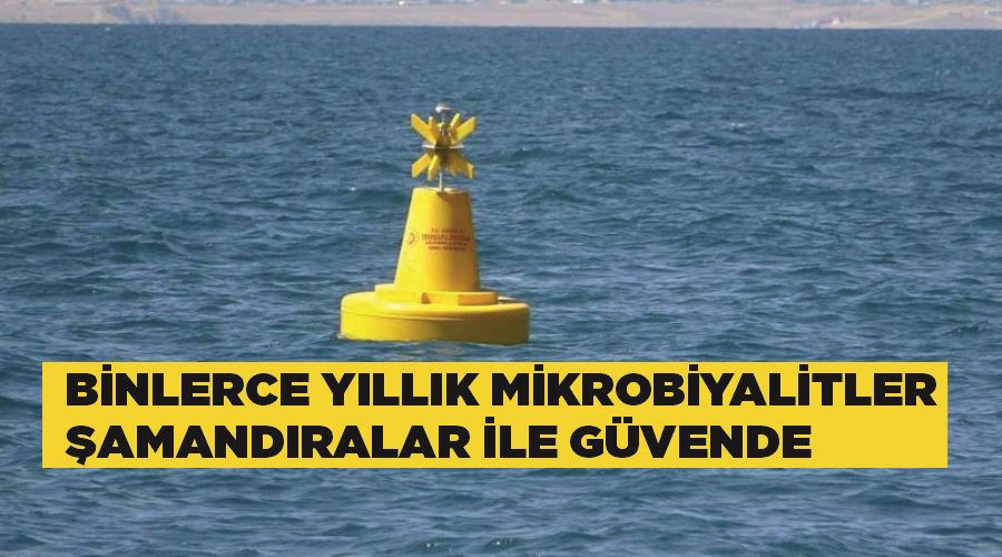 Binlerce yıllık mikrobiyalitler şamandıralar ile güvende