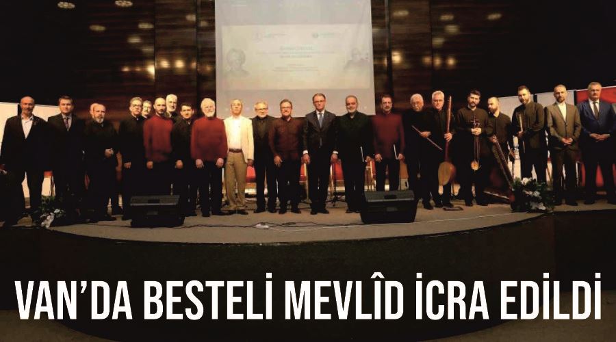 Van’da besteli mevlîd icra edildi