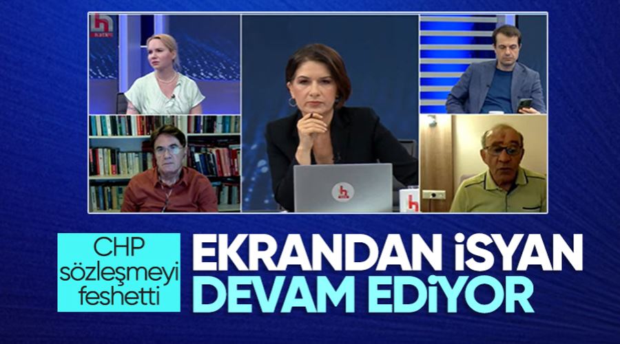 Halk TV canlı yayınında sözleşmeyi iptal eden CHP