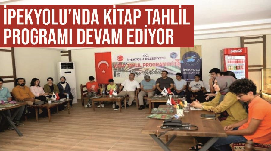 İpekyolu’nda kitap tahlil programı devam ediyor