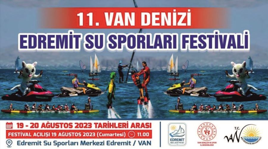 11. Van Denizi Su Sporları Festivali başlıyor