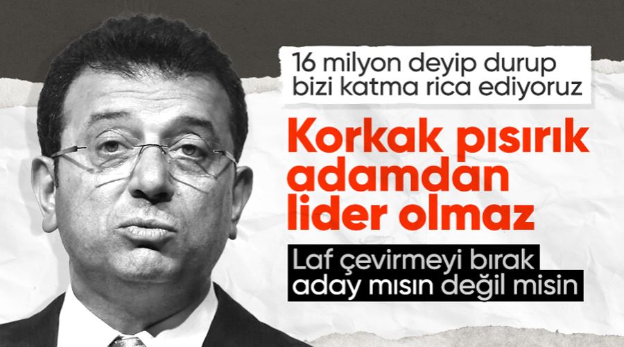 Ekrem İmamoğlu, adaylık konusunda yine net konuşmadı