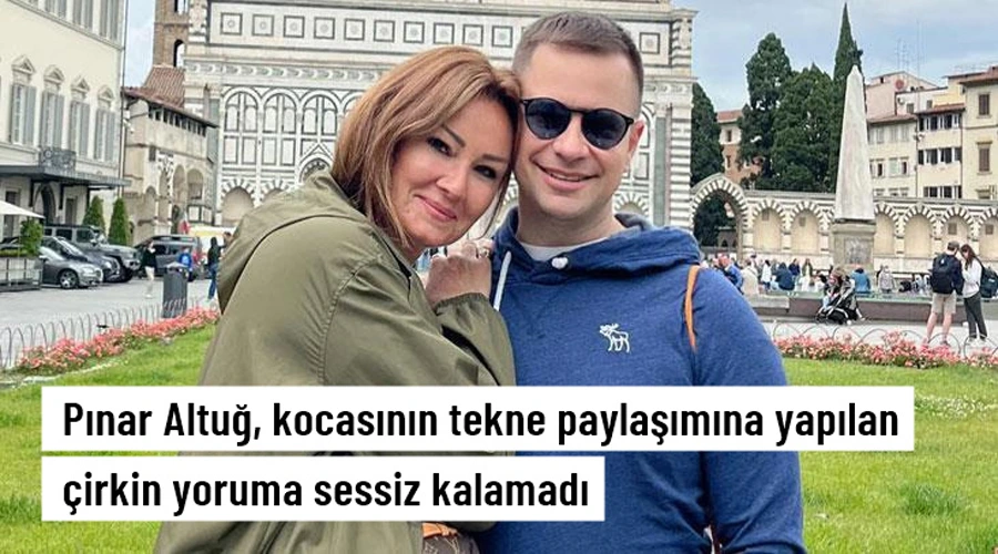 Pınar Altuğ, kocasının tekne paylaşımını eleştiren takipçisine sessiz kalmadı: Saygınız ortada, size cevap vermek ne kadar doğru?