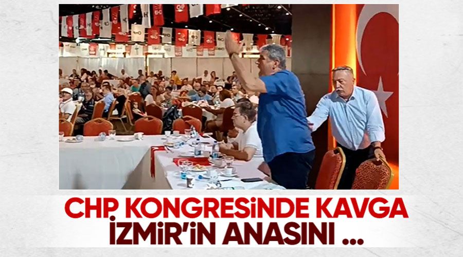 CHP İzmir ilçe kongresinde eski başkanlar kavga etti: İzmir