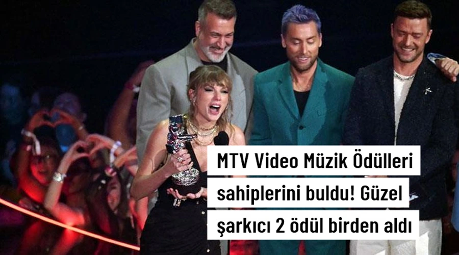 MTV Video Müzik Ödülleri sahiplerini buldu! Taylor Swift 2 ödül aldı