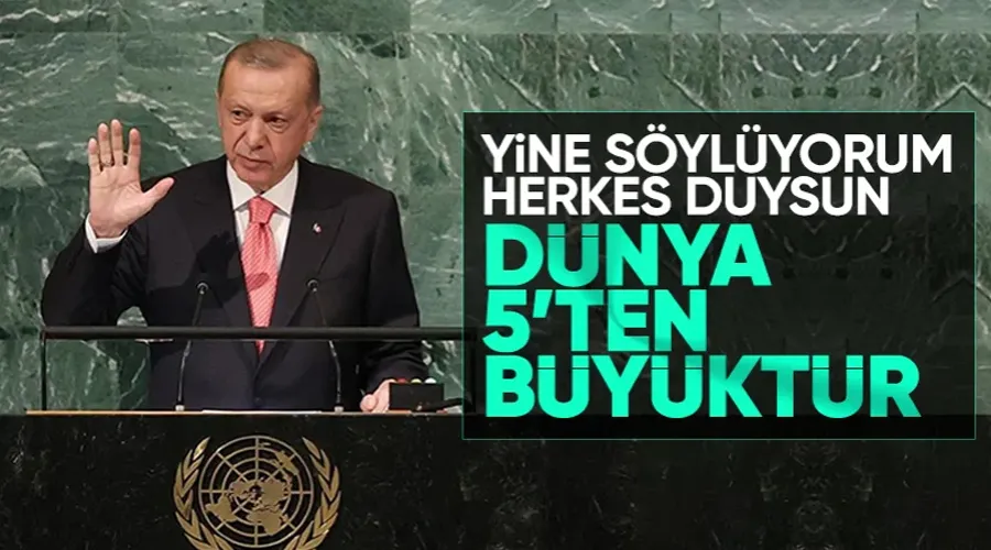 Son Dakika! Cumhurbaşkanı Recep Tayyip Edroğan, BM Genel Kurulu’nda konuşuyor CANLI İZLE